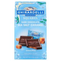 Ghirardelli Sea Salt Caramel Dark Chocolate Squares, 9 oz