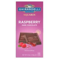 Ghirardelli Raspberry Dark Chocolate Squares Bar, 4.8 oz