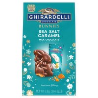 Ghirardelli Chocolate Sea Salt Caramel Milk Chocolate Bunnies, 5.8 oz