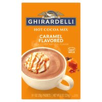Ghirardelli Caramel Flavored Hot Cocoa Mix, 1 oz, 8 count