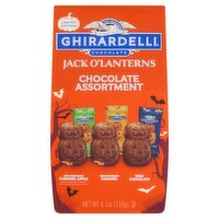 Ghirardelli Chocolate Jack O'lanterns Chocolate Assortment Limited Edition, 4.1 oz