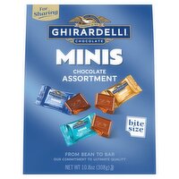 Ghirardelli Chocolate Minis Chocolate Assortment Bite Size, 10.8 oz