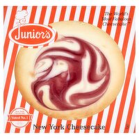 Junior's 6" Raspberry Swirl New York Cheesecake, 24 oz, 24 Ounce