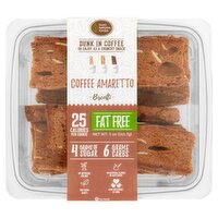 Dijas Natural Foods Fat Free Coffee Amaretto Biscotti, 5 oz