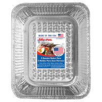 Jiffy-Foil Roaster/Baker Pans, 2 count