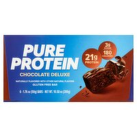 Pure Protein Chocolate Deluxe Gluten Free Bar, 1.76 oz, 6 count