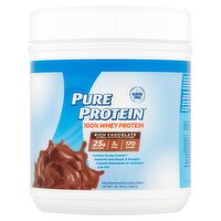 Pure Protein Rich Chocolate 100% Whey Protein, 1 lb, 16 Ounce