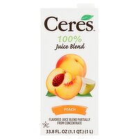 Ceres Peach 100% Juice Blend, 33.8 fl oz