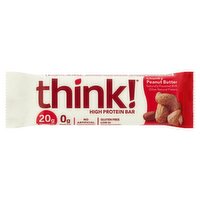 Think! Chunky Peanut Butter High Protein Bar, 2.1 oz, 2.1 Ounce