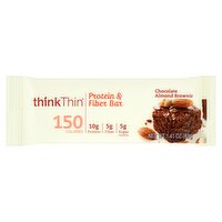 Think Thin Chocolate Almond Brownie Protein & Fiber Bar, 1.41 oz, 1.41 Ounce