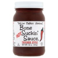 Bone Suckin' Hot Thicker Style Sauce, 16 oz