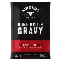 Kinder's Classic Beef with Sea Salt & Herbs Bone Broth Gravy Mix, 0.88 oz