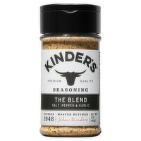 Kinder's Salt, Pepper & Garlic the Blend Seasoning, 3 oz