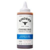 Kinder's Japanese BBQ with Soy, Ginger & Garlic Cooking Sauce & Glaze, 15 oz