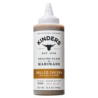 Kinder's Grilled Chicken with Garlic & Herbs Grilling Glaze & Marinade, 15.8 oz