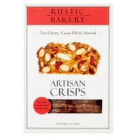 Rustic Bakery Tart Cherry, Cacao Nib & Almond Artisan Crisps, 5 oz