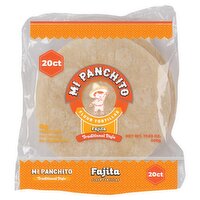 Mi Panchito Traditional Style Fajita Flour Tortillas, 20 count, 17.63 oz