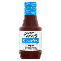 Sticky Fingers Smokehouse Sugar Free Original Barbecue Sauce, 18 oz