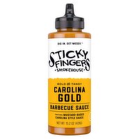 Sticky Fingers Smokehouse Carolina Gold Barbecue Sauce, 15.2 oz, 15.2 Ounce