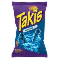 Takis Blue Heat Hot Chili Pepper Tortilla Chips, 9.9 oz, 9.9 Ounce