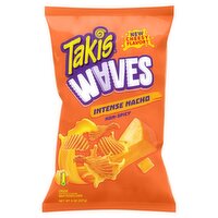 Takis Waves Intense Nacho Cheese Wavy Potato Chips, 8 oz