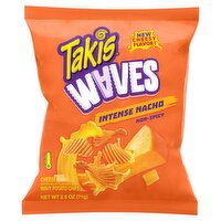 Takis Waves Intense Nacho Cheese Wavy Potato Chips, 2.5 oz