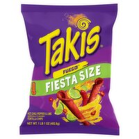 Takis Fuego Hot Chili Pepper & Lime Tortilla Chips Fiesta Size, 1 lb 1 oz