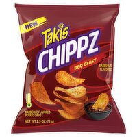 Takis Chippz BBQ Blast Barbecue Flavored Potato Chips, 2.5 oz