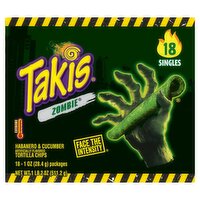 Takis Zombie Habanero & Cucumber Tortilla Chips, 1 oz, 18 count