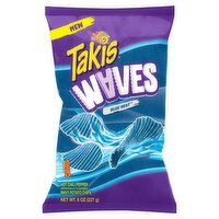 Takis Waves Blue Heat Hot Chili Pepper Wavy Potato Chips, 8 oz