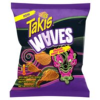 Takis Waves Dragon Spicy Sweet Chili Pepper Wavy Potato Chips, 2.5 oz