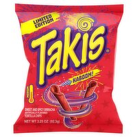 Takis Sweet and Spicy Sriracha Tortilla Chips Limited Edition, 3.25 oz