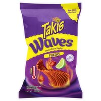 Takis Waves Fuego Hot Chili Pepper & Lime Wavy Potato Chips, 7 oz