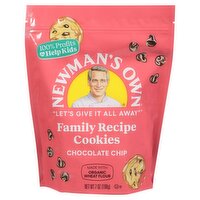 Newman's Own Chocolate Chip Family Recipe Cookies, 7 oz