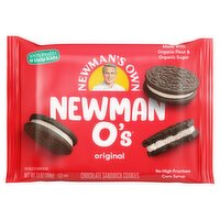 Newman's Own Newman-O's Original Crème Filled Chocolate Cookies, 13 oz