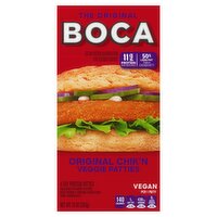 Boca The Original Chik'n Veggie Patties, 10 oz, 4 count