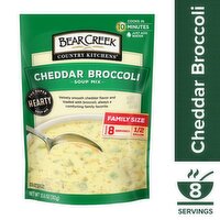 Bear Creek Country Kitchens Cheddar Broccoli Soup Mix Family Size, 10.6 oz, 10.6 Ounce