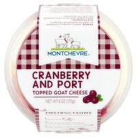 Montchevre Cranberry and Port Topped Goat Cheese, 6 oz