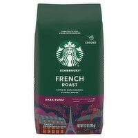 Starbucks French Dark Roast Ground Coffee, 12 oz, 12 Ounce