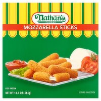 Nathan's Famous Mozzarella Sticks, 16.4 oz