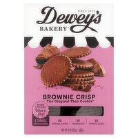 Dewey's Bakery Brownie Crisp Cookies, 9 oz