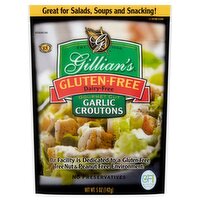 Gillian's Gluten-Free Gourmet Cut Garlic Croutons, 5 oz