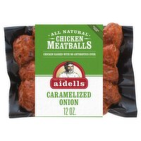Chef Bruce Aidells Caramelized Onion Chicken Meatballs, 12 oz
