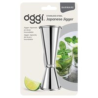 Oggi Barware Stainless Steel Japanese Jigger, 1 Each