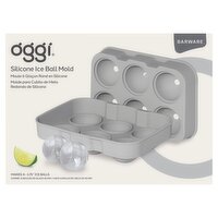 Oggi Barware Silicone Ice Ball Mold, 1 Each