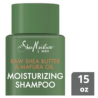 SheaMoisture Men Raw Shea Butter & Mafura Oil Moisturizing Shampoo, 15 fl oz