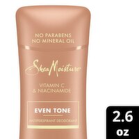 Shea Moisture Vitamin C & Niacinamide Even Tone Antiperspirant Deodorant, 2.6 oz