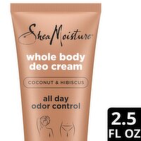 SheaMoisture Coconut & Hibiscus Whole Body Deo Cream, 2.5 fl oz
