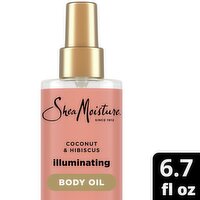 SheaMoisture Coconut & Hibiscus Illuminating Body Oil, 6.7 fl oz
