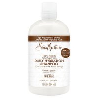 Shea Moisture 100% Virgin Coconut Oil Daily Hydration Shampoo, 13 fl oz